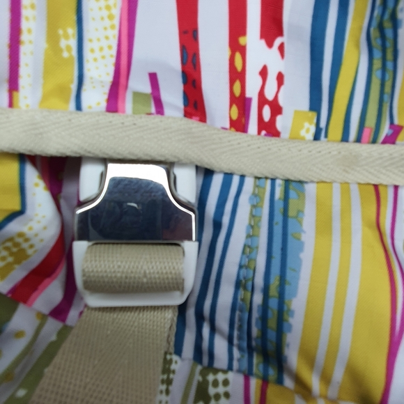 Lesportsac striped large messenger bag - Picture 14 of 14